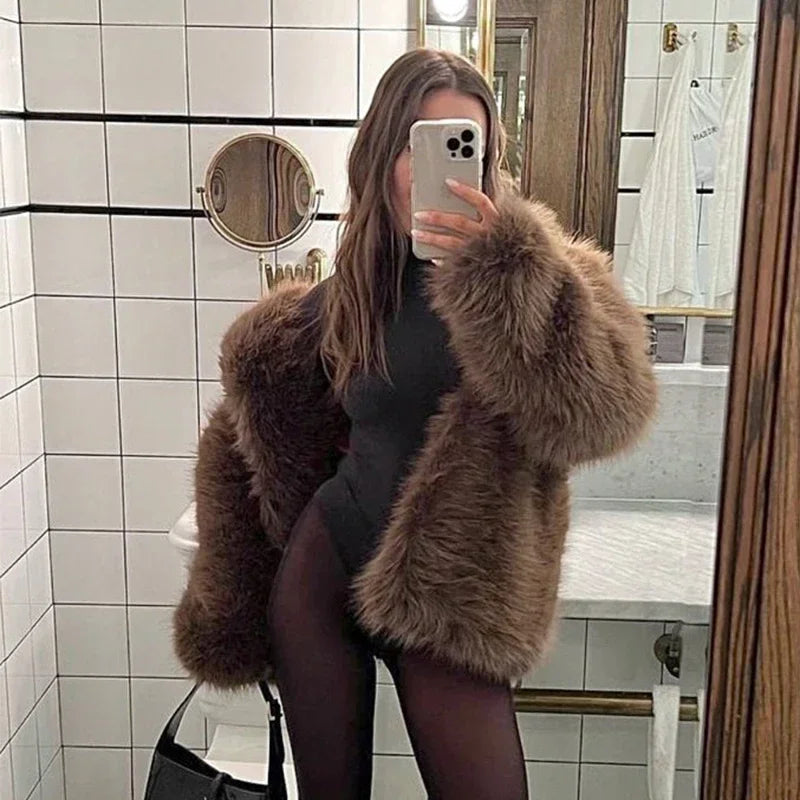 Angelina - Faux Fur Coat