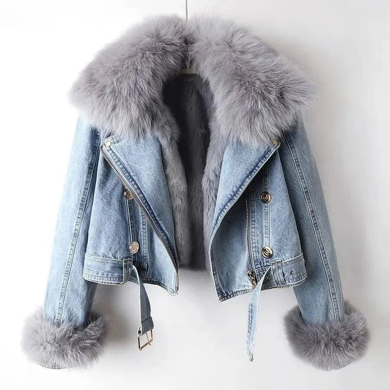 Vanessa - Fur Zipper Jacket