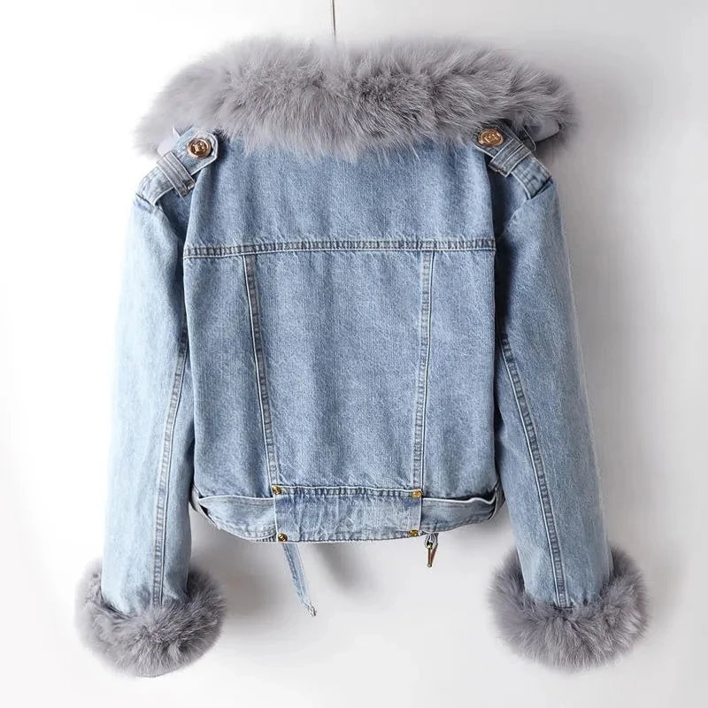 Vanessa - Fur Zipper Jacket