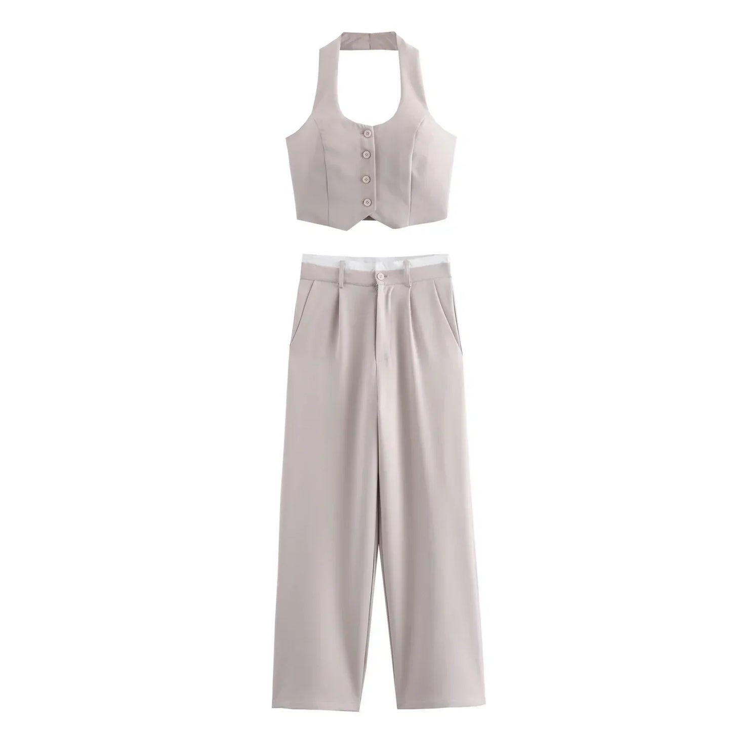 Maya - Vest and Pants Suit Set