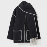 Sionne - Fringe Scarf Jacket