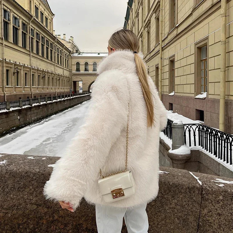 Angelina - Faux Fur Coat